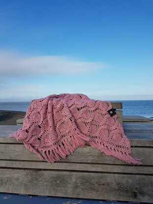 Triangle Shawl Pineapple