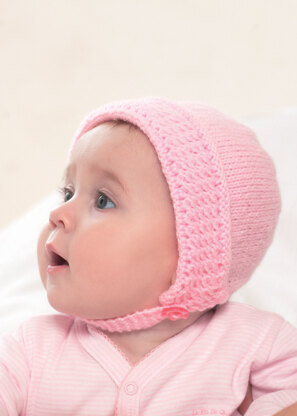 Baby's Bonnets and Helmets in Sirdar Snuggly 4 Ply 50g - 1371 - Downloadable PDF