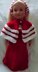 Christmas dress and dolls cape