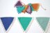 Bunting Flags with Bobble Edging