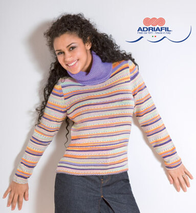 Sestriere Pullover in Adriafil Knitcol and Kid Mohair