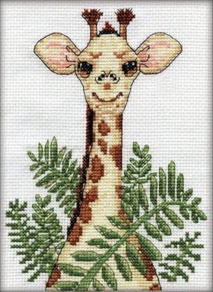 Design Works Giraffe Cross Stitch Kit - Multi