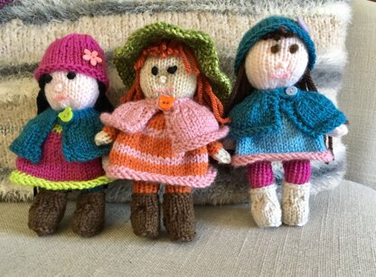 Little Belles - Small Knitted Dolls