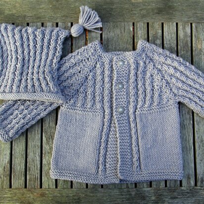 Greywater Cardigan & Cap