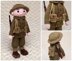 Knitted WWII Soldier