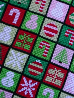 Christmas Patchwork Blanket