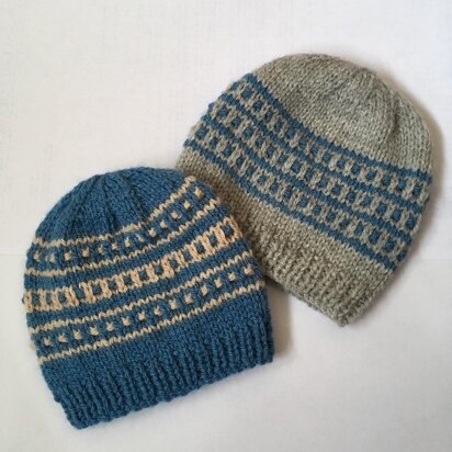 Slip stitch hats