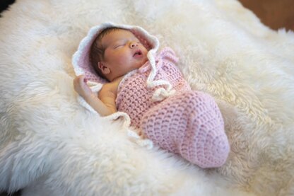 Swaddle Sack and Bonnet