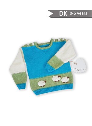 Baa Baa Sweater Jumper for 0 - 6 year olds