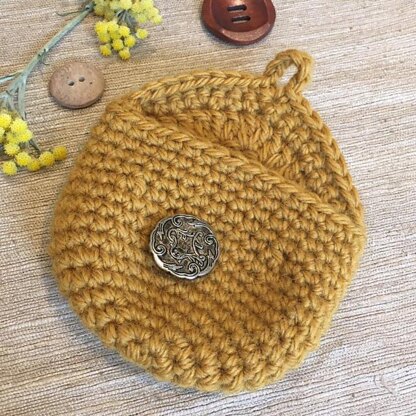 Coin Purse with Button - US Version