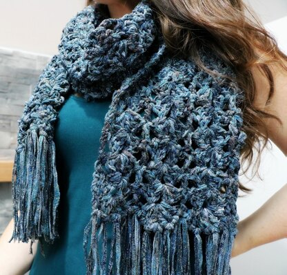 Sparkle & Shine Fringe Scarf