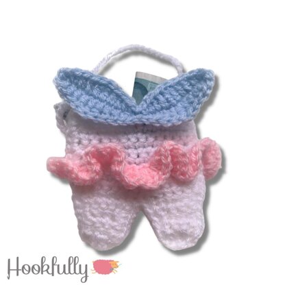 Crochet tooth store fairy bag