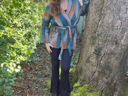 Cardigan "Dancing Leaves"