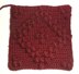 Popcorn stitch square / Quadrato a noccioline 