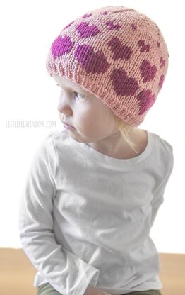 Valentine Floating Hearts Hat