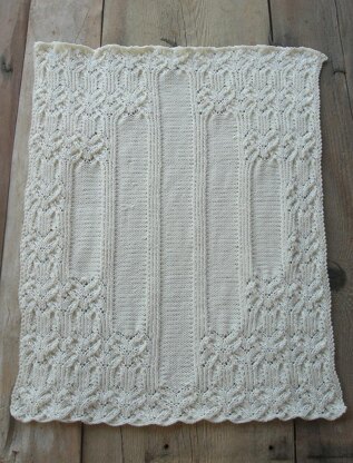 White Softness baby blanket