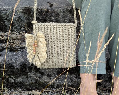 Crochet Bag Pattern, PDF Tutorial Chevron Trail
