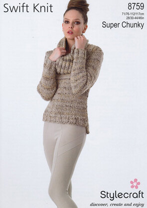 Sweater in Stylecraft Swift Knit Super Chunky - 8759