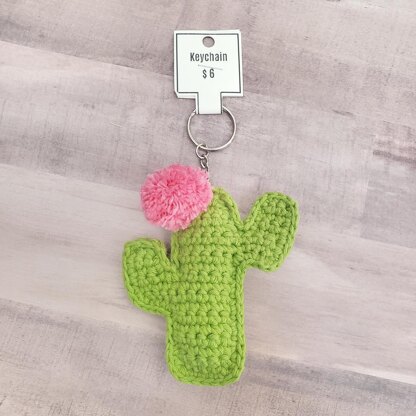 Cheery Cactus Keychain