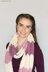 Antique Rose Ripple Infinity Scarf