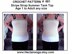 681 CROCHET TANK TOP, age 1 to adult XXXL