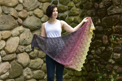 Berry Crumble Shawl