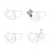 Simplicity Dog Coats S9520 - Paper Pattern, Size A (XS-S-M-L-XL)