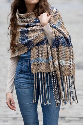 Waterbury Plaid Blanket Scarf