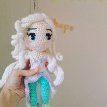 Alena: The Snow Princess PDF Amigurumi Pattern English