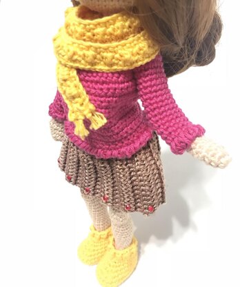 Sofy base doll + sweater outfit