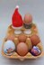 PDF Christmas DK 2in1 Knitting Pattern Egg Cosy/Decoration 6designs Charity knit EASY Christmas Eve Box Gonk Snowman Robin Elf Santa festive