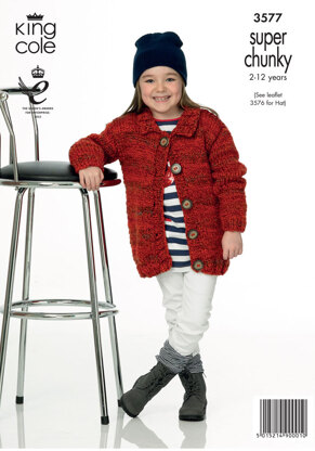 Cardigans in King Cole Gypsy Super Chunky - 3577