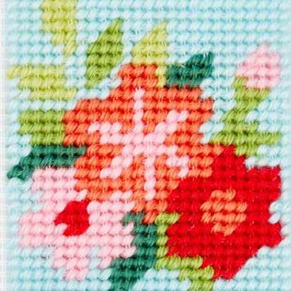 DMC Tapestry Kit 'I Can Stitch!' - Flowers - 13 x 18cm
