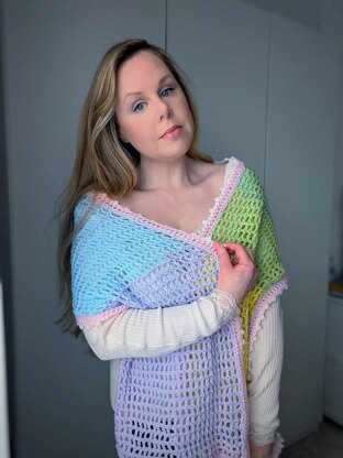 Crochet Josephine Regency Shawl/Wrap Pattern