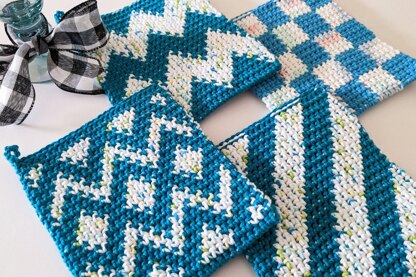 Tapestry Thermal Stitch Potholders