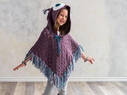 Hooded Owl Poncho