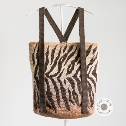 Tiger Mosaic Backpack/ Bag