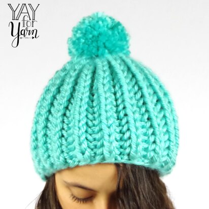 Shortcut Brioche Pom Pom Hat