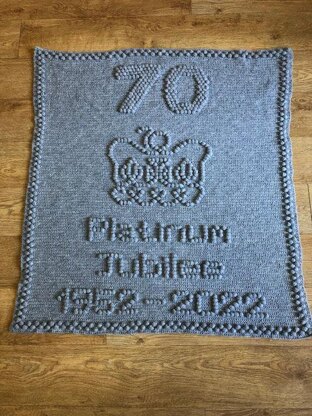 Queen's Platinum Jubilee Lap Blanket