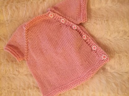 Baby vest cardi