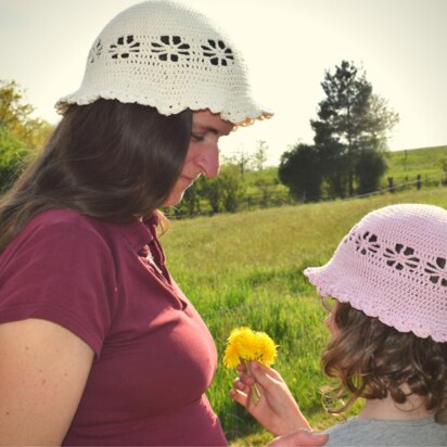 Lace Flower Hat