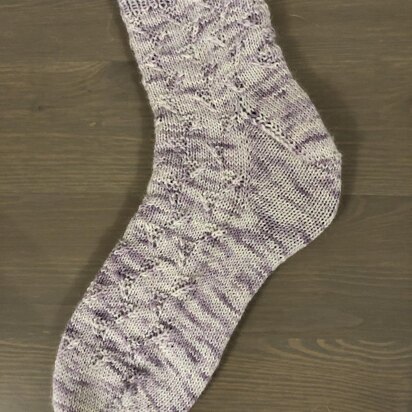 Glass Shards Socks - knitting pattern