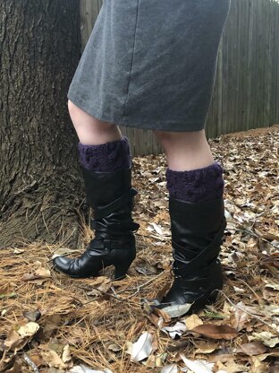 Morado Cable Boot Cuffs