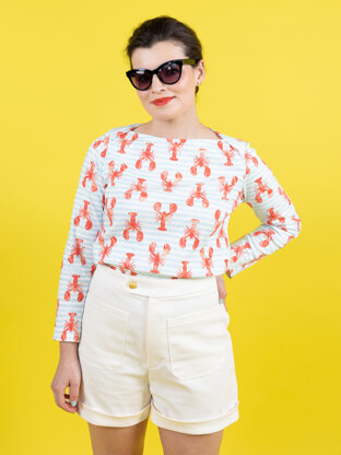 Tilly And The Buttons Jessa Trousers and Shorts Sewing Pattern 1025 - Paper Pattern, Size UK 6-20 / EUR 34-48