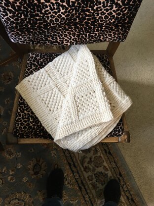 Lace Panel Blanket