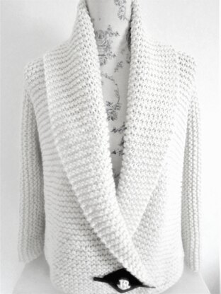 Chunky Garter Stitch Cardigan