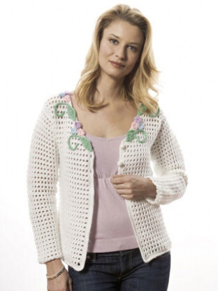 Camelia Cardigan in Caron Simply Soft - Downloadable PDF