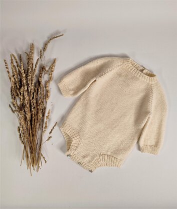 Sunday Morning Baby Romper Knitting Pattern | preemie - 24 months