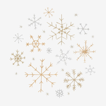 Snowflakes in DMC - PAT0806 - Downloadable PDF