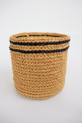 Raffia Flower Pot Sleeve